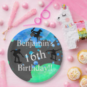 Skateboard Geburtstag Pappteller (Party)