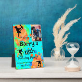 Skateboard Geburtstagsparty Foto Fotoplatte (Seite)