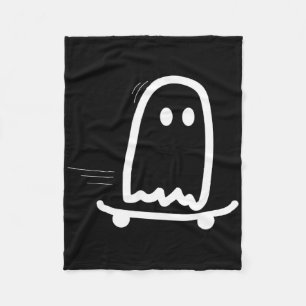 Skateboard-Geist Halloween-Kostüm Lustiger Geist S Fleecedecke