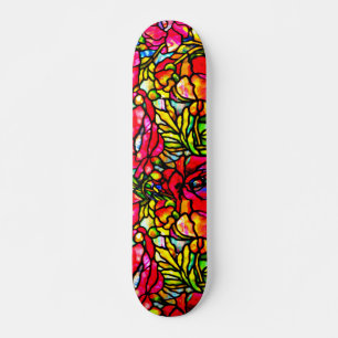 Skateboard-gekettetes Glas-Louis Tiffany 3 Skateboard
