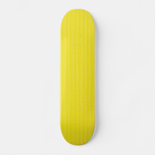 Skateboard gelbes Glitter