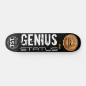 Skateboard GENIUS STATUS, 7¾ Zoll Deck (Horizontal)
