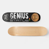 Skateboard GENIUS STATUS, 7¾ Zoll Deck (Horizontal)