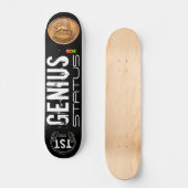 Skateboard GENIUS STATUS, 7¾ Zoll Deck (Vorderseite)