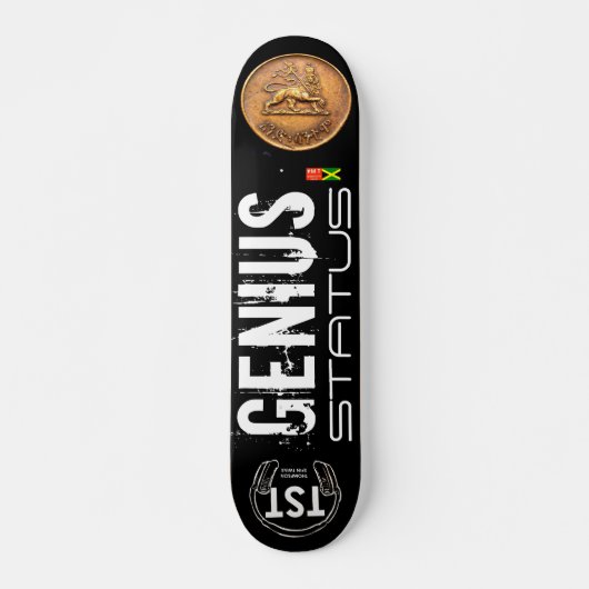 Skateboard GENIUS STATUS, 7¾ Zoll Deck (Vorne)