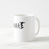Skateboard-Geschenk für Evolution Kaffeetasse (VorderseiteRechts)