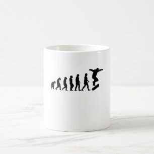 Skateboard-Geschenk für Evolution Kaffeetasse