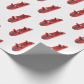 Skateboard Geschenkpapier (Ecke)