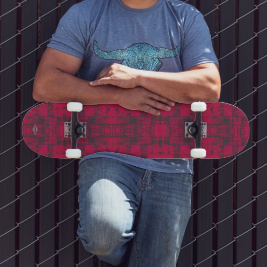 Skateboard gestört rosa Design HAMbWG (Außenbereich 3)