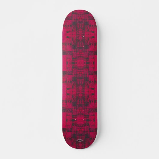 Skateboard gestört rosa Design HAMbWG (Vorne)