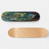Skateboard Girly 2 Fairy Gold Frogs (Horizontal)
