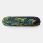 Skateboard Girly 2 Fairy Gold Frogs (Horizontal)