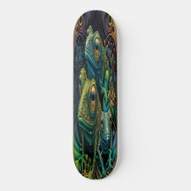 Skateboard Girly 2 Fairy Gold Frogs