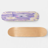 Skateboard Girly beautiful Blume (Horizontal)