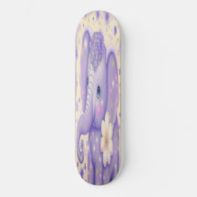 Skateboard Girly beautiful Blume
