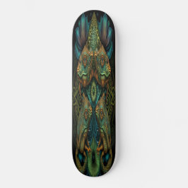 Skateboard Girly Fairy Gold Frogs