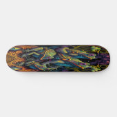 Skateboard Girly Frog Retro Style (Horizontal)