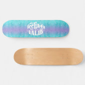 Skateboard Girly Glitzer Mermaid Wording (Horizontal)
