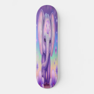 Skateboard Girly lila Elefant