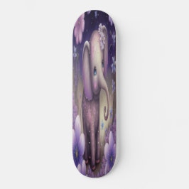 Skateboard Girly Sweet Baby lila Elefant