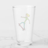 Skateboard Glas (Rückseite)