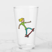 Skateboard Glas (Vorderseite)