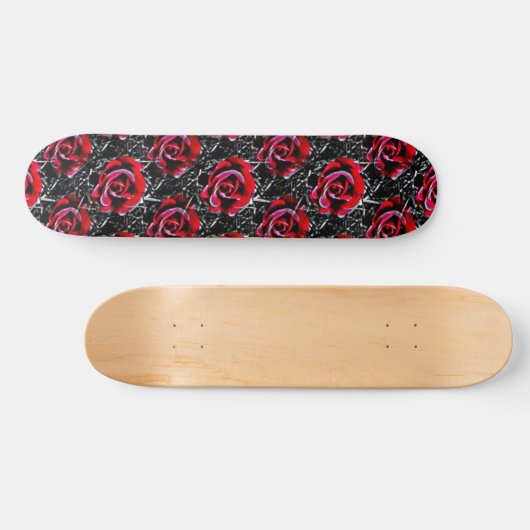 Skateboard Gothic Rose (Horizontal)