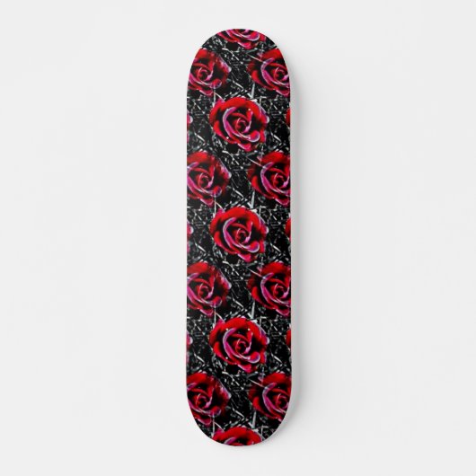 Skateboard Gothic Rose (Vorne)