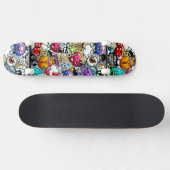 Skateboard - Graffiti-Design (Horizontal)