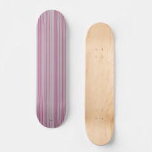 Skateboard grau mit rosa Linien HAMbWG (Vorderseite)