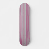 Skateboard grau mit rosa Linien HAMbWG (Vorne)