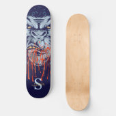 Skateboard Great Ape Skull Monogram (Vorderseite)