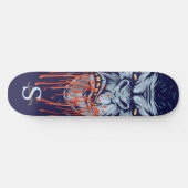 Skateboard Great Ape Skull Monogram (Horizontal)