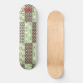 Skateboard Green Brown (Vorderseite)