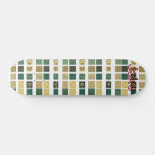 Skateboard Green Brown (Horizontal)