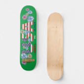 Skateboard "HAPPY 4th JULY" (Vorderseite)