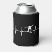 Skateboard Heartbeat Dosenkühler (Kanne Rückseite)