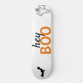 Skateboard - hey BOO Ghost / Fledermäuse (Vorderseite)