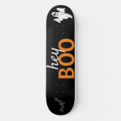 Skateboard - hey BOO Ghost / Fledermäuse Black (Vorderseite)