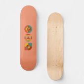 Skateboard, Hippie Skateboard (Vorderseite)