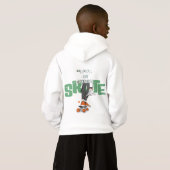 Skateboard Hoodie (Schwarz voll)
