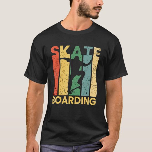 Skateboard I Skate Boarding I Skaten Skate Skater T-Shirt (Vorderseite)