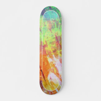 Skateboard im Farbstil