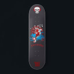 Skateboard im japanischen Stil mit Anagramm 風 kund<br><div class="desc">Ein individualisierbares Skate Deck im japanischen Stil mit dem Anagram 風 für "Wind",  das Sie auch mit Ihrem Namen personalisieren können</div>