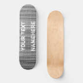 Skateboard-Imitate mit benutzerdefinierten Textnam Skateboard (Vorderseite)