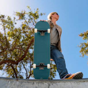 Skateboard in Aquamarin grüner HAMbWG