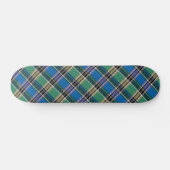 Skateboard in Blue & Green Kariert HAMbWG (Horizontal)