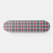 Skateboard in Cherry Aquamarin Kariert HAMbWG (Horizontal)