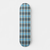Skateboard in Kariertem Blau (Vorne)