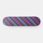Skateboard in Lila Karierter HAMbWG (Horizontal)